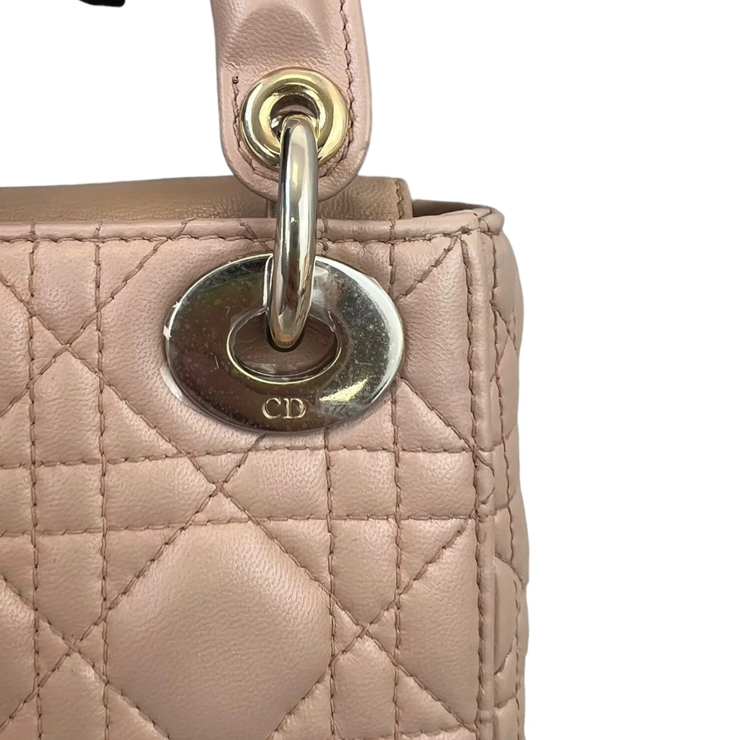 Mini Lady Dior Lambskin Beige GHW - Image 13