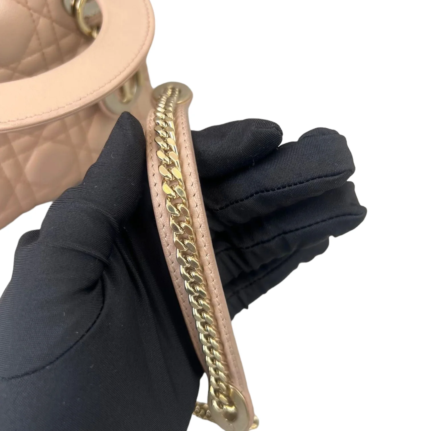 Mini Lady Dior Lambskin Beige GHW - Image 19