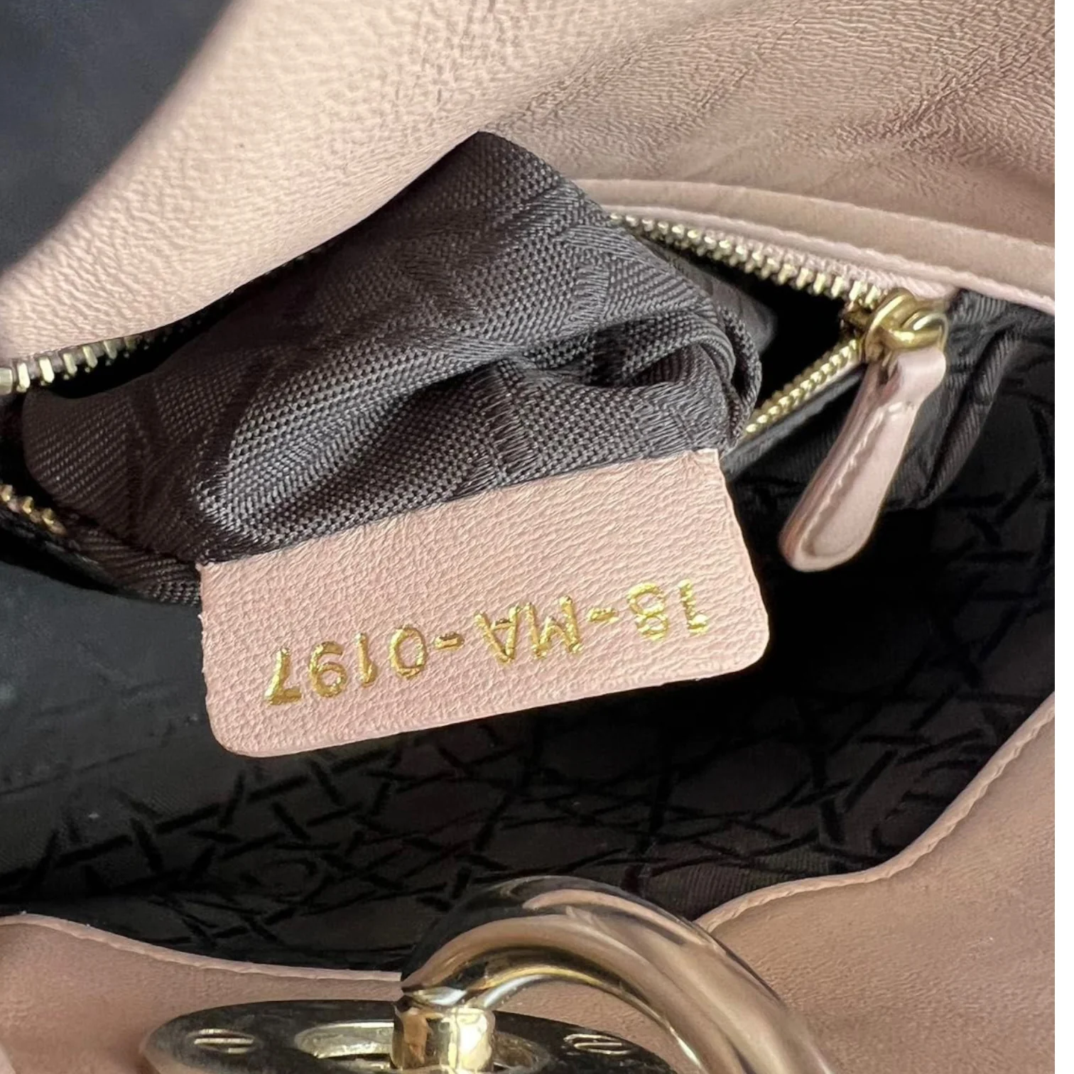 Mini Lady Dior Lambskin Beige GHW - Image 22