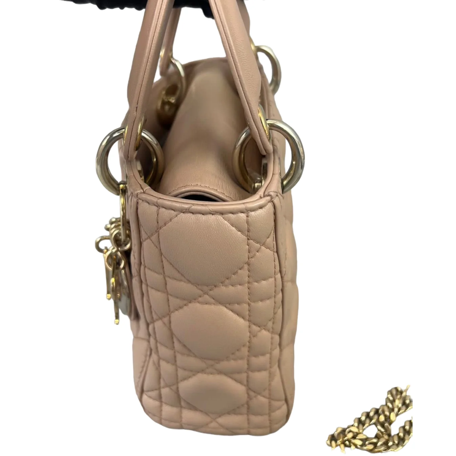 Mini Lady Dior Lambskin Beige GHW - Image 3