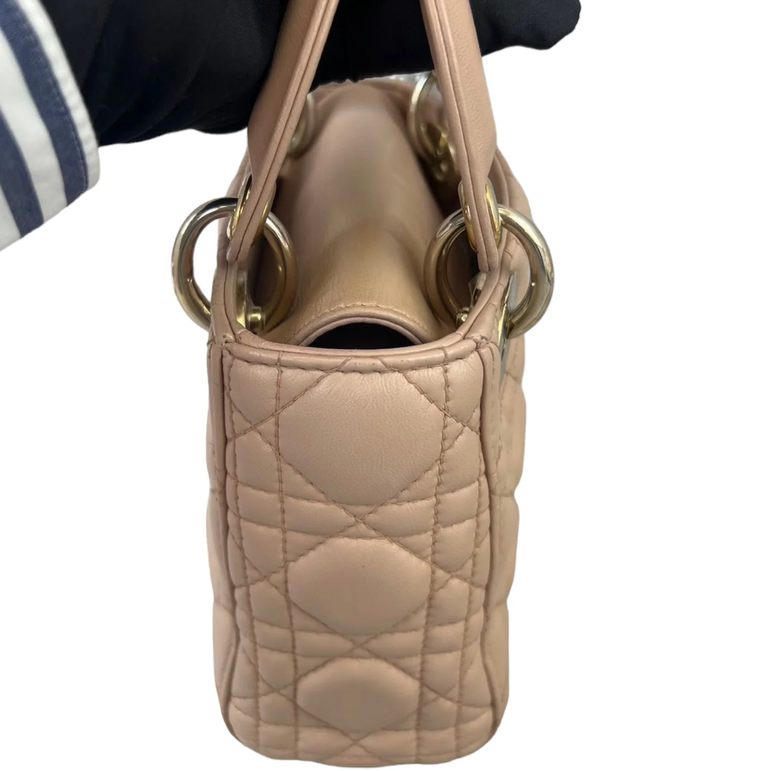 Mini Lady Dior Lambskin Beige GHW - Image 4