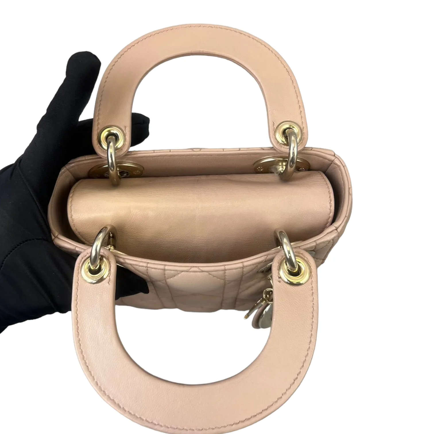 Mini Lady Dior Lambskin Beige GHW - Image 6