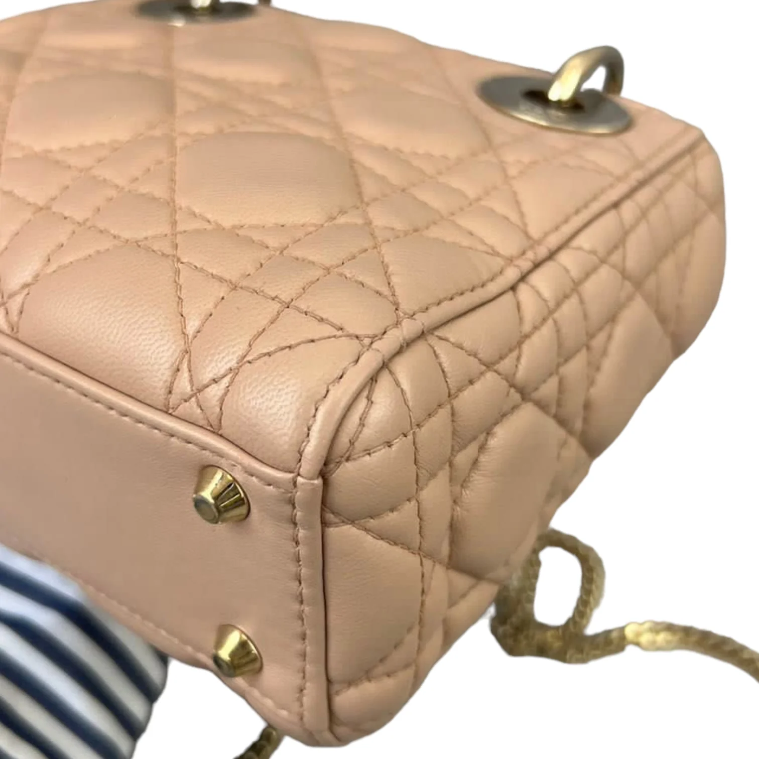 Mini Lady Dior Lambskin Beige GHW - Image 9