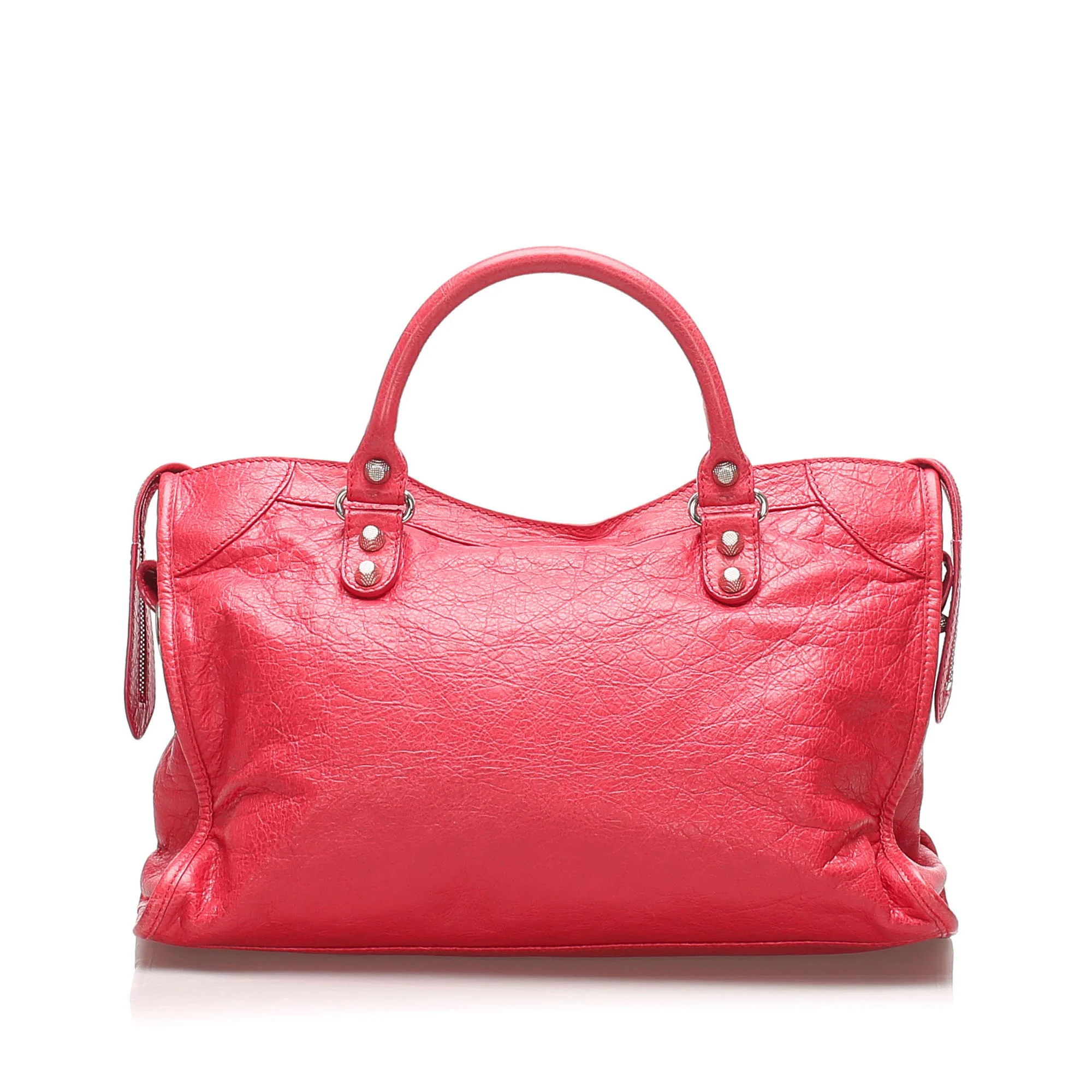 Motocross Giant First Leather Satchel Pink - Image 3