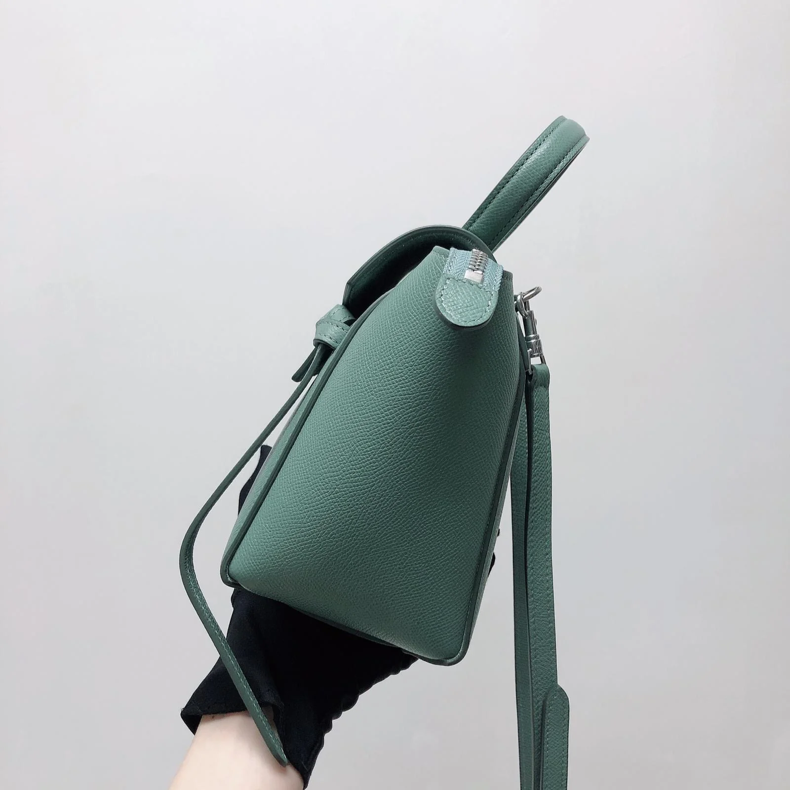 Nano Belt Bag in Mint Green - Image 14