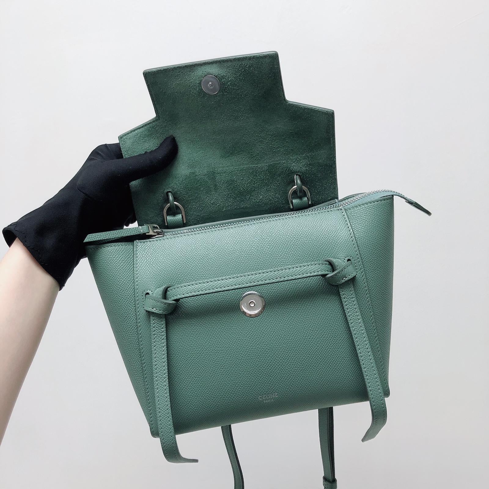 Nano Belt Bag in Mint Green - Image 16