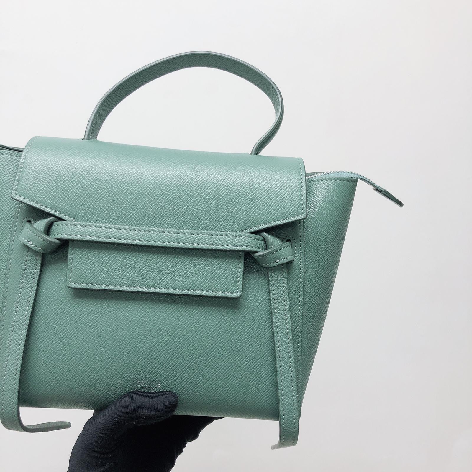 Nano Belt Bag in Mint Green - Image 4