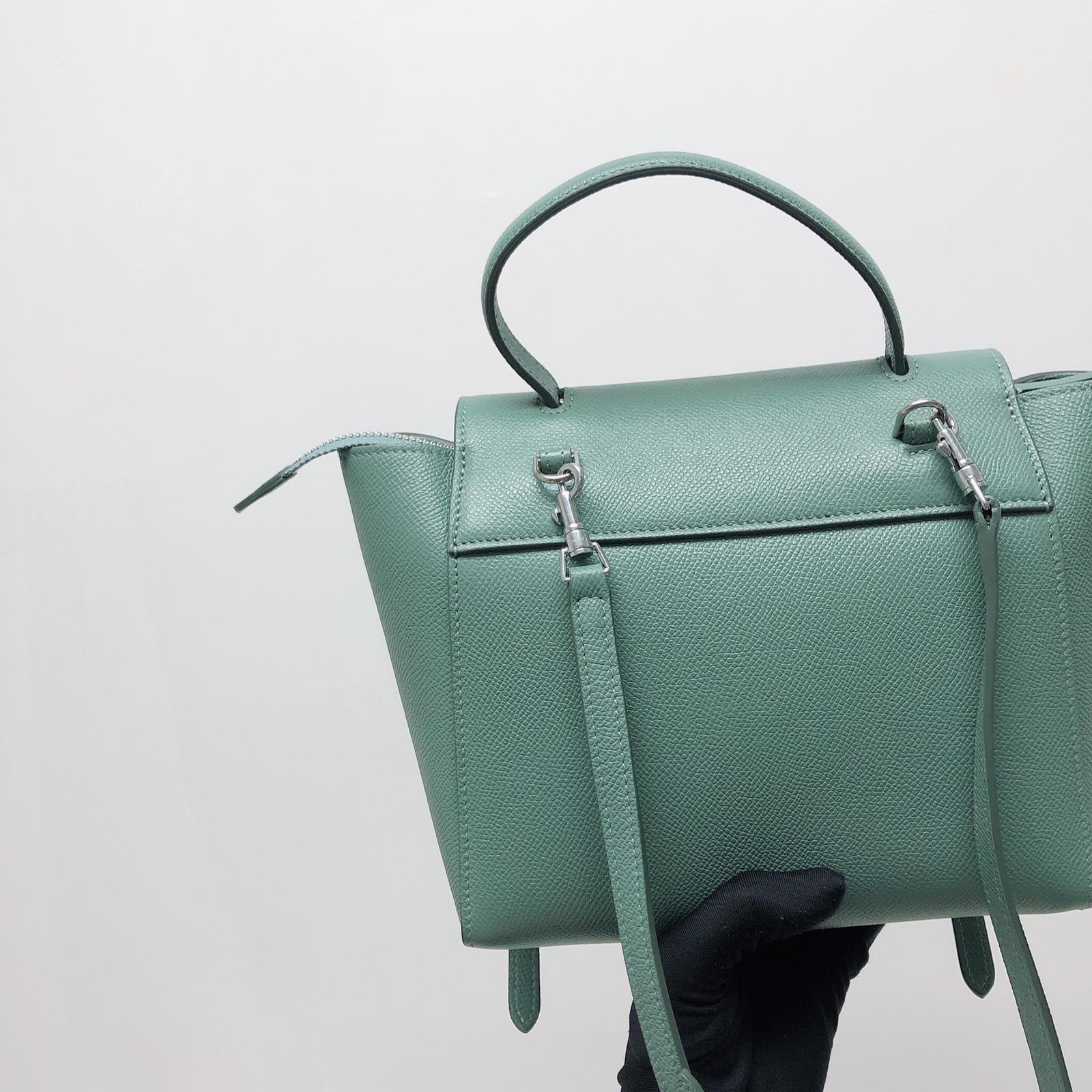Nano Belt Bag in Mint Green - Image 5