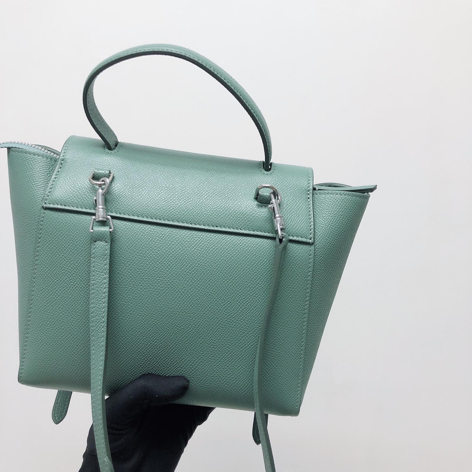 Nano Belt Bag in Mint Green - Image 7