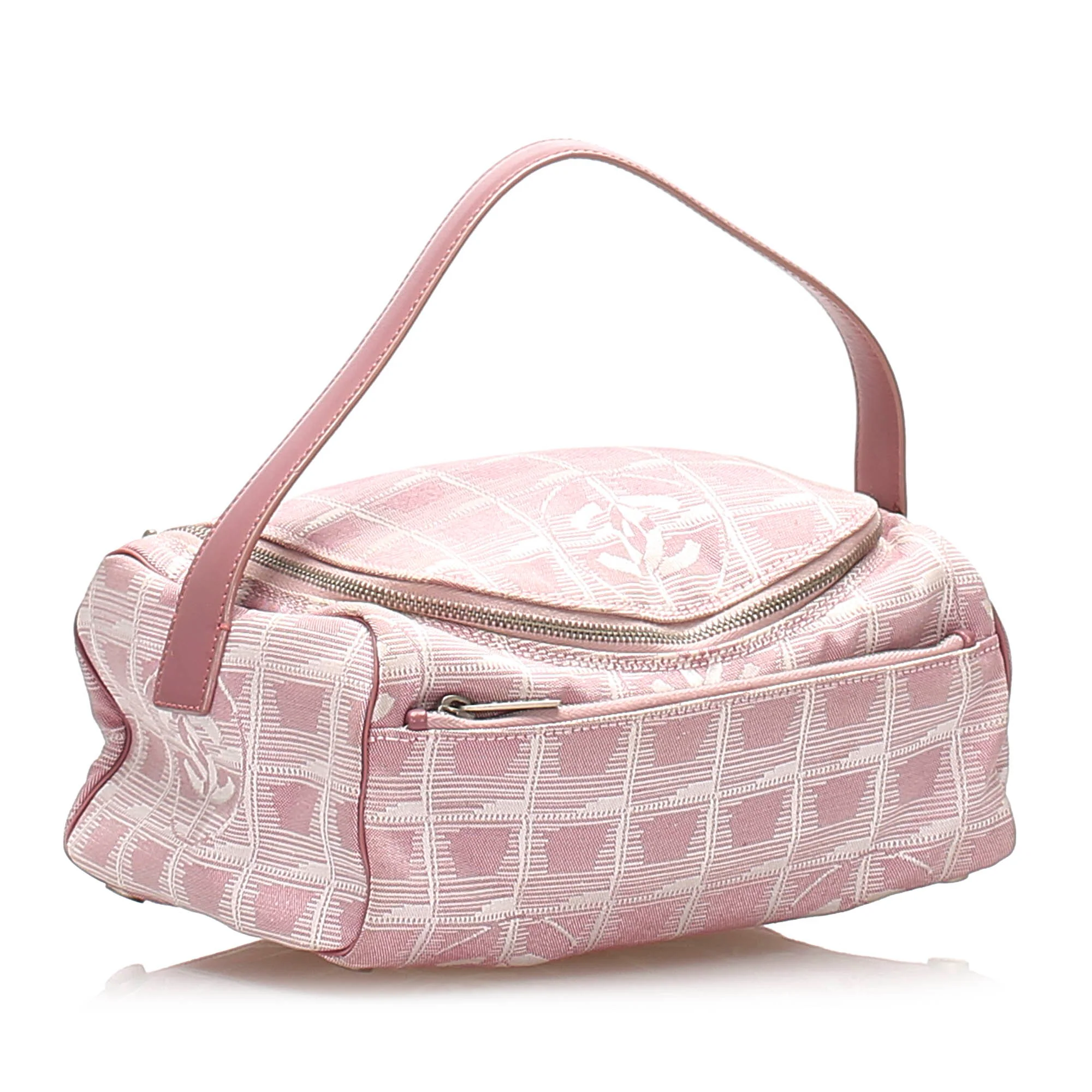 New Travel Line Nylon Crossbody Bag Pink - Image 2