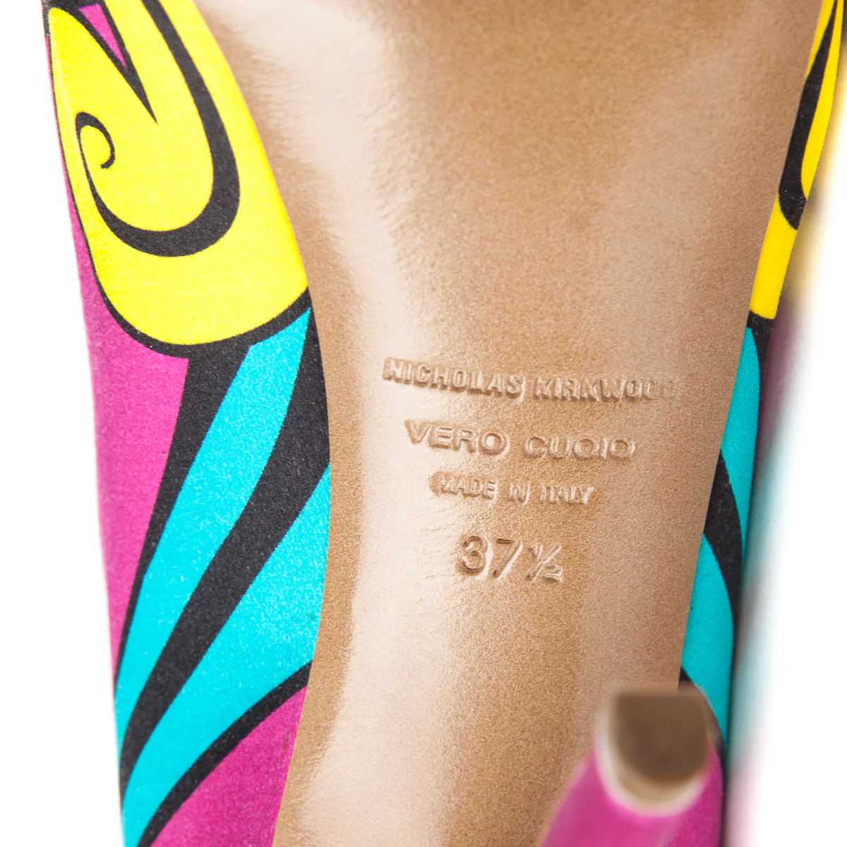Silk-Satin Graffiti 130 Pumps - Image 7