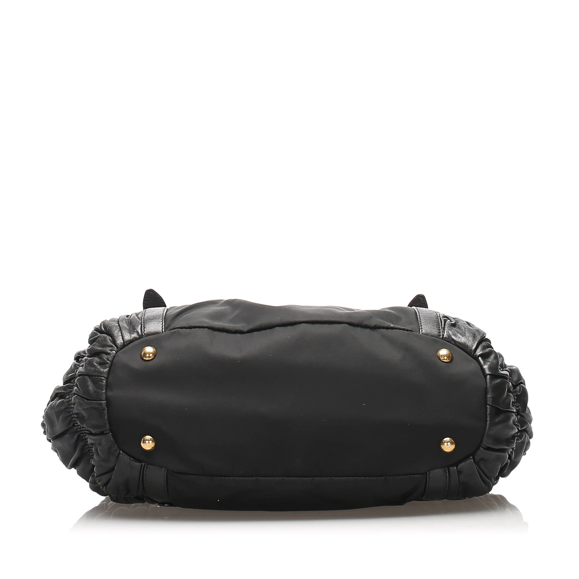 Tessuto Nappa Gaufre Satchel Black - Image 4