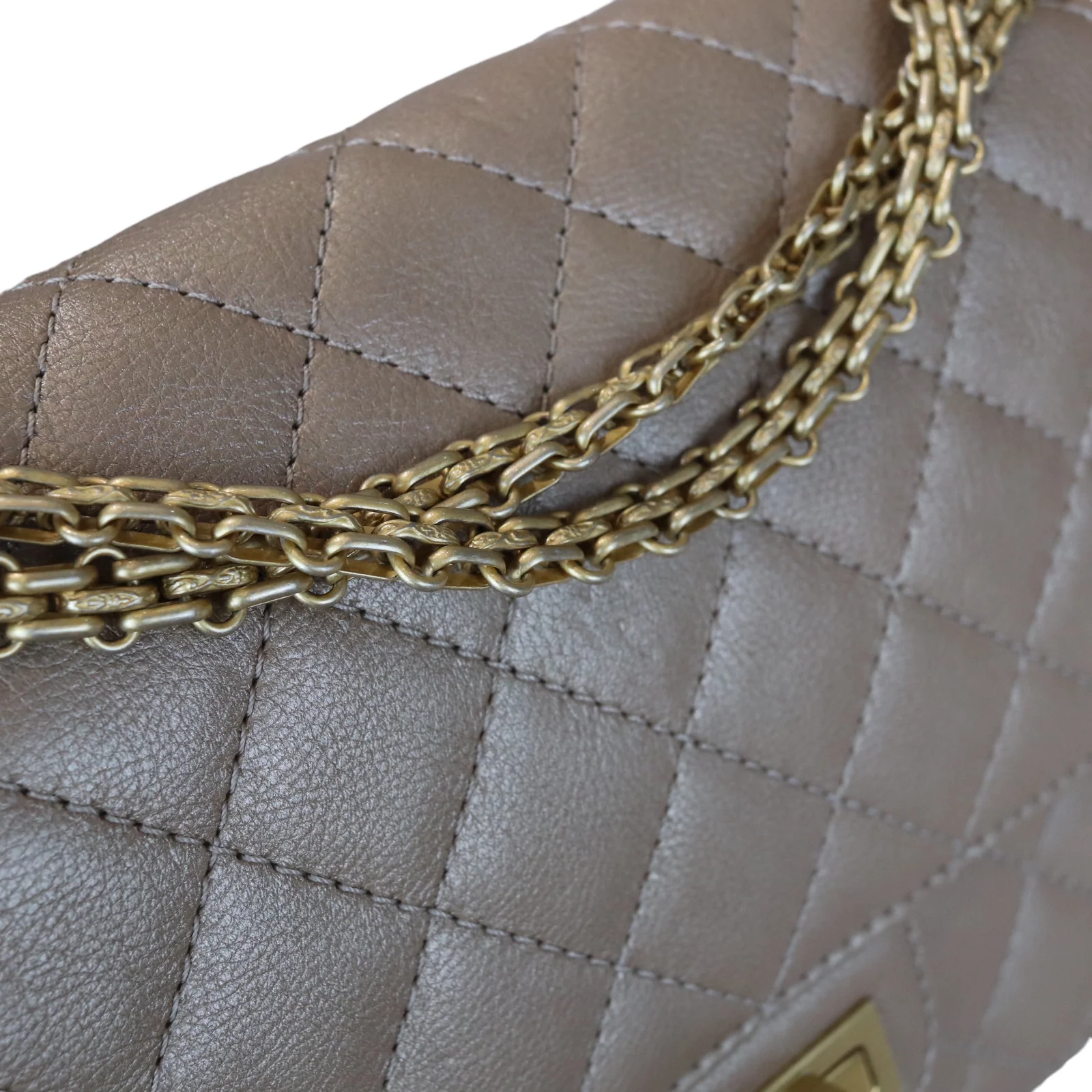 Reissue Medium 226 Iridescent Taupe-Beige GHW - Image 15