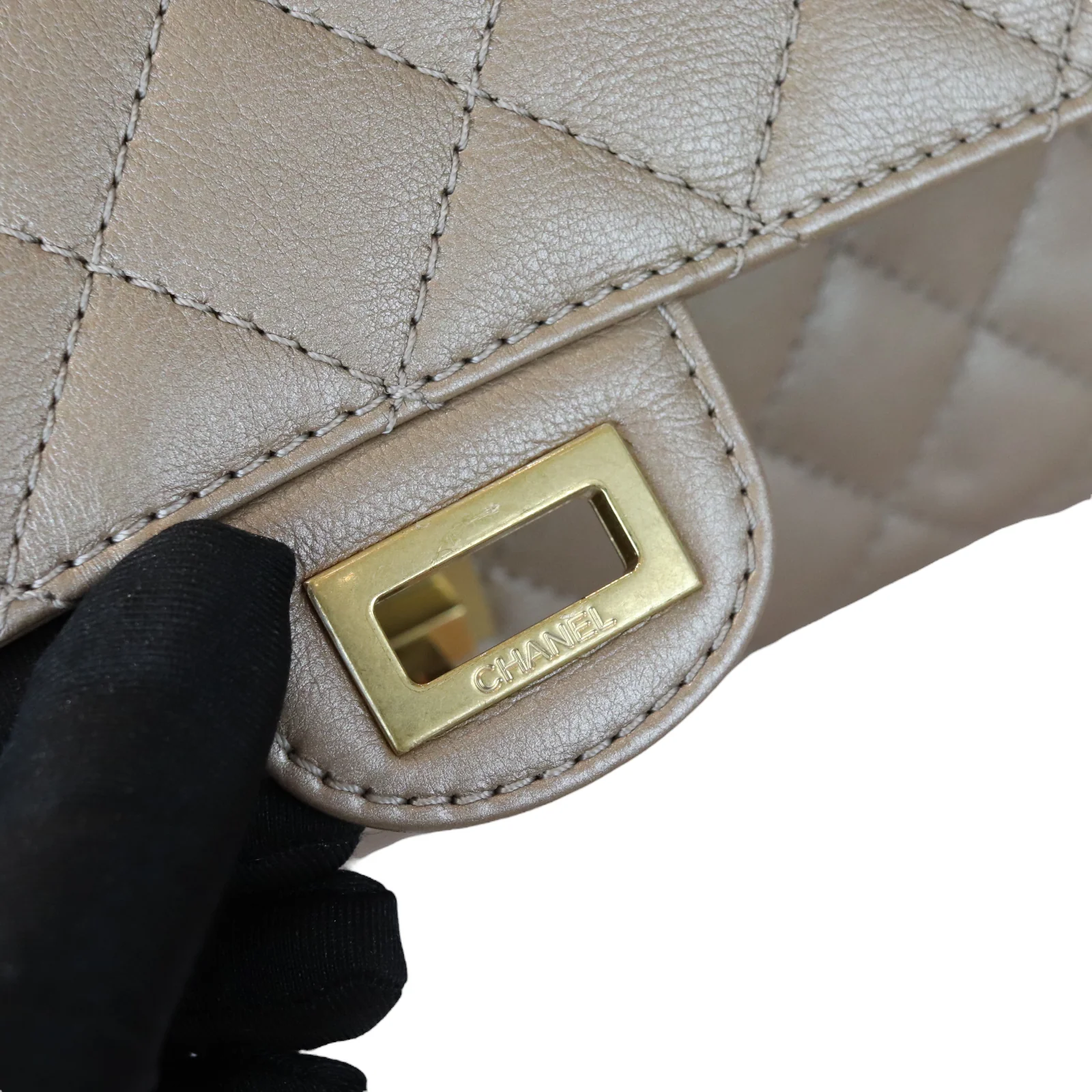 Reissue Medium 226 Iridescent Taupe-Beige GHW - Image 20