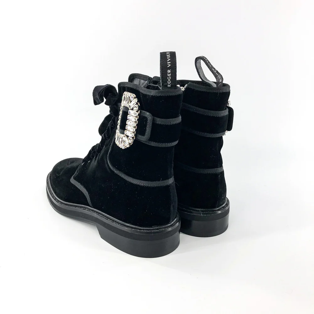 Viv' Rangers Combat Boots, Black - Image 10