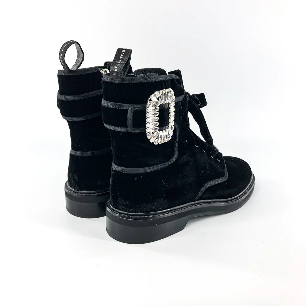 Viv' Rangers Combat Boots, Black - Image 3