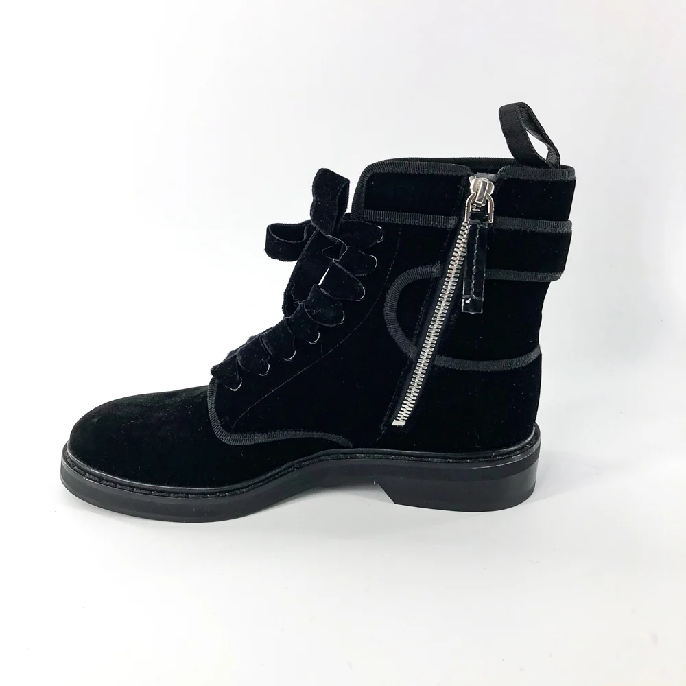 Viv' Rangers Combat Boots, Black - Image 7