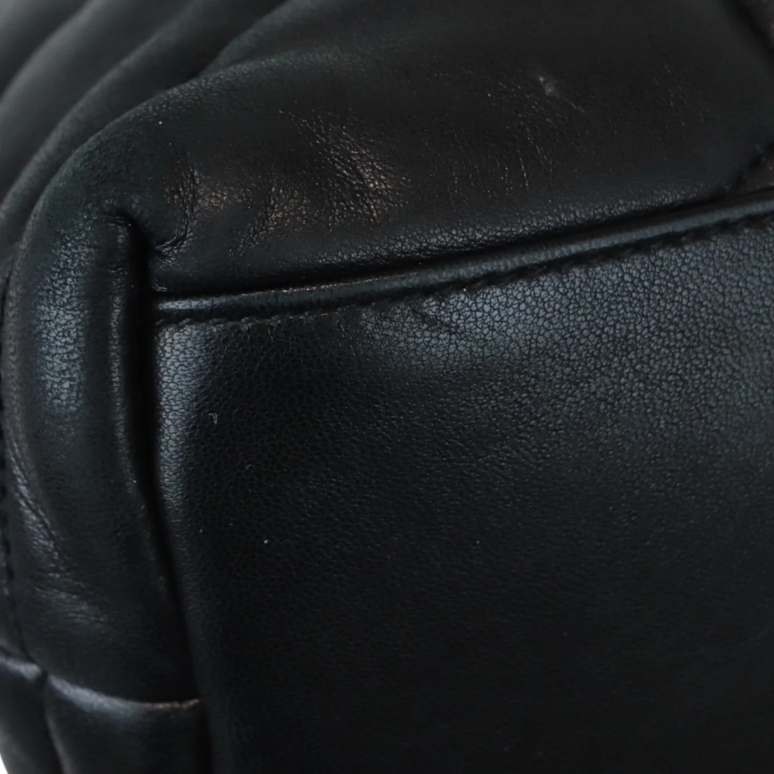 Loulou Puffer Small Lambskin Quilted Black SHW - Image 7
