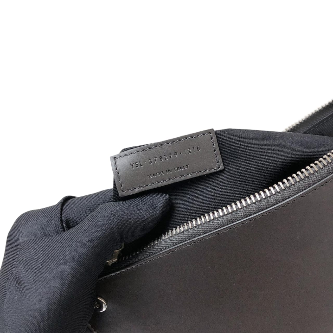 Small Sac De Jour Crocodile-Embossed Grey - Image 22