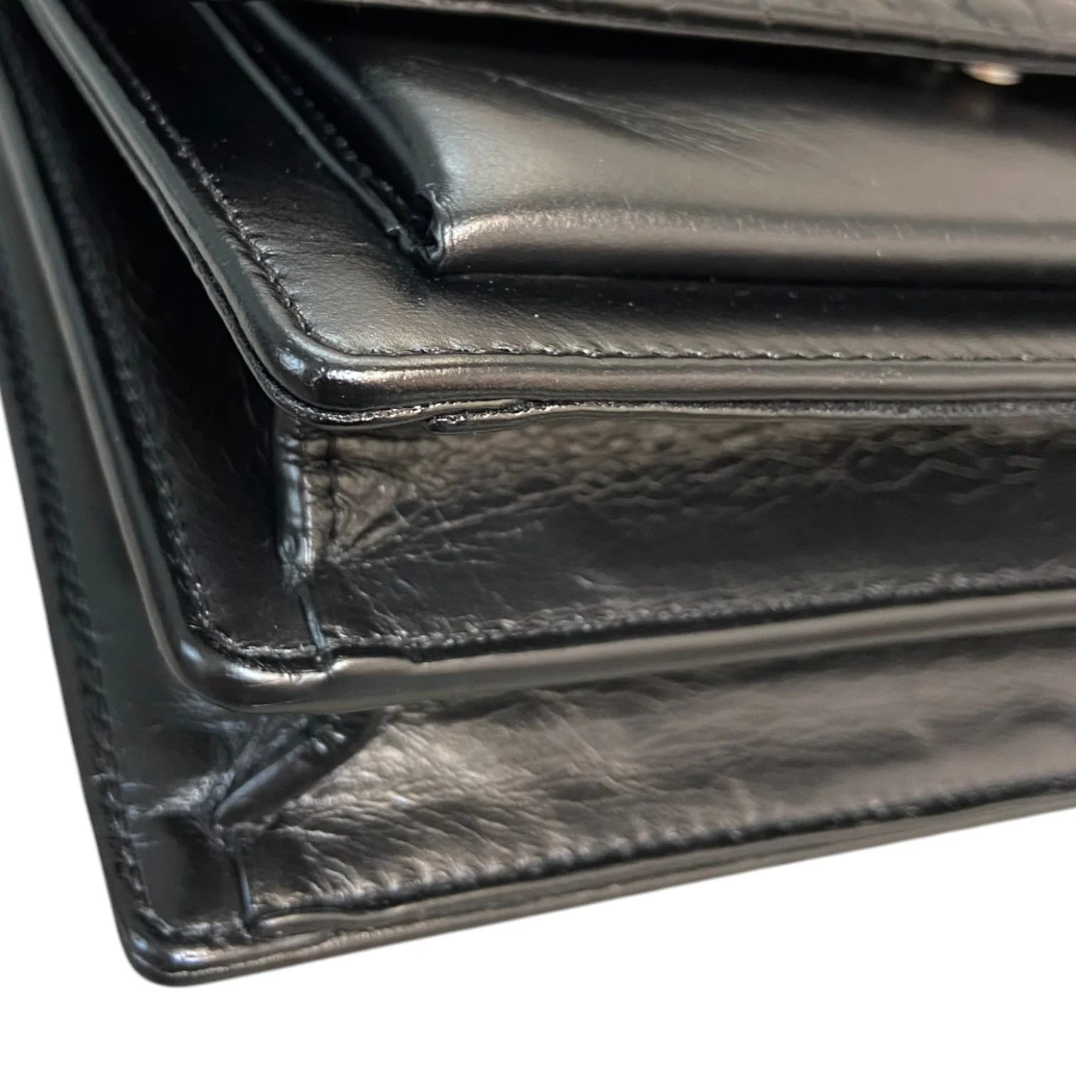 Sunset Medium Mixed Quilted Monogram Black RHW - Image 6