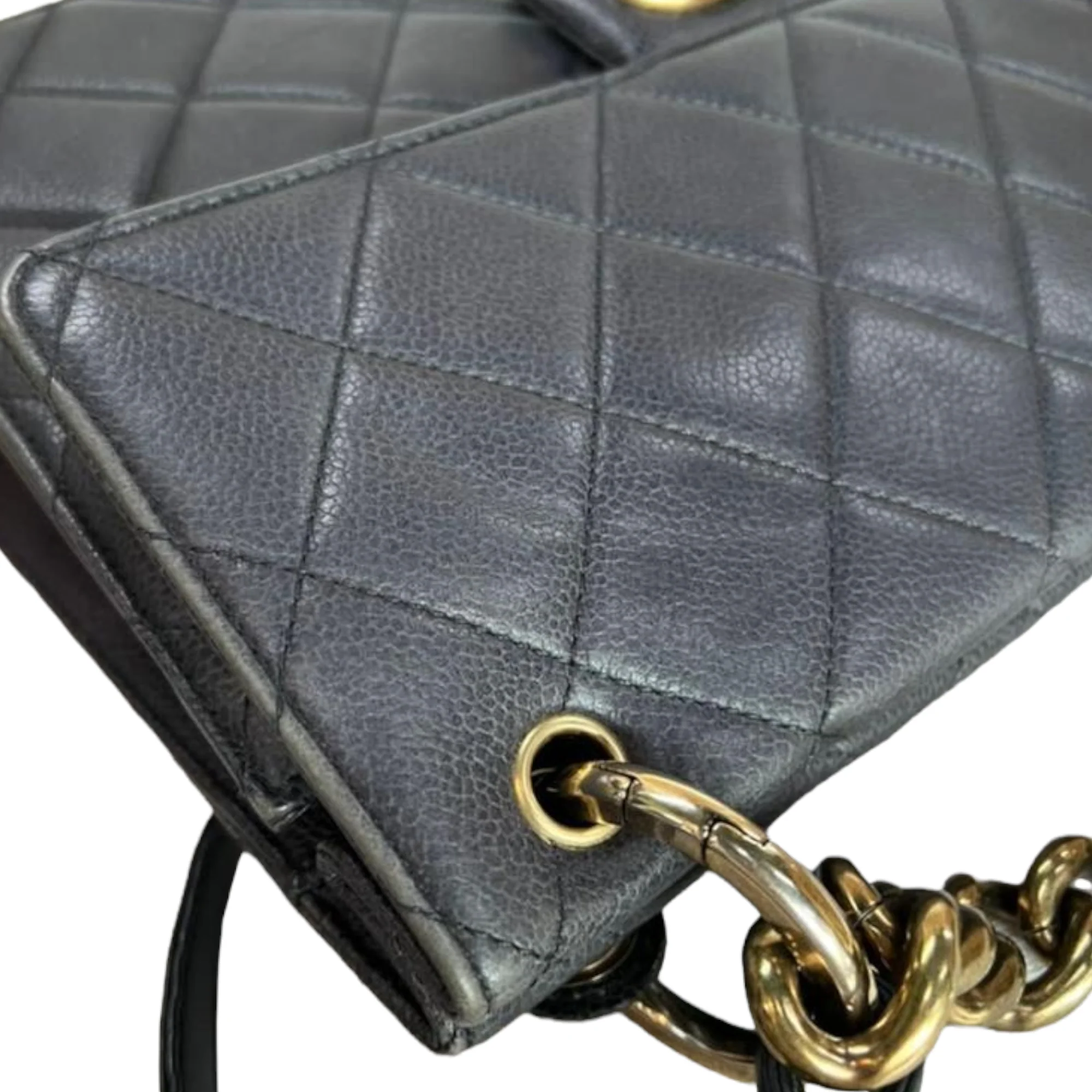 Seasonal Quilted Flap Black GHW - Image 7