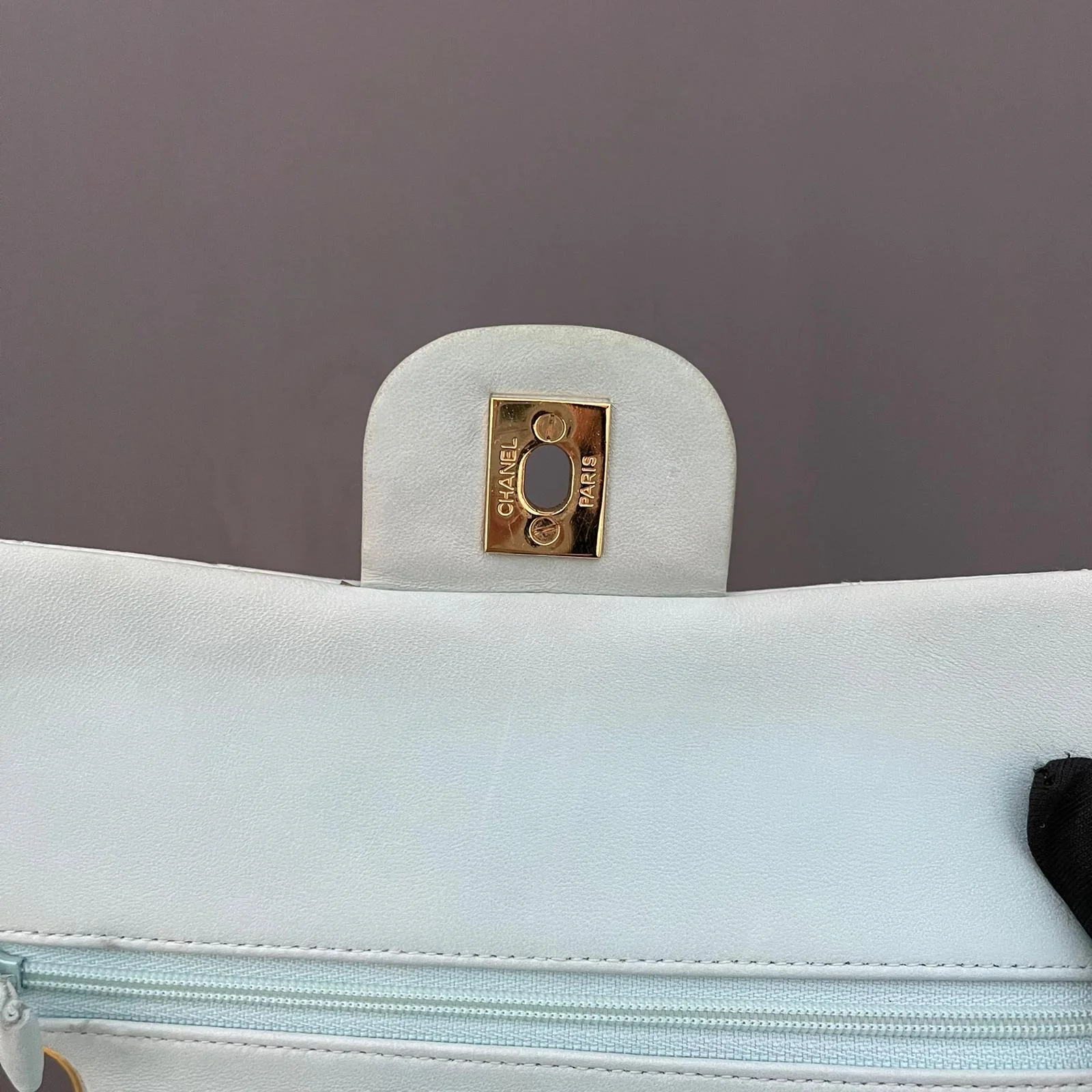Small Classic Flap Bag Pastel Blue/Green - Image 16