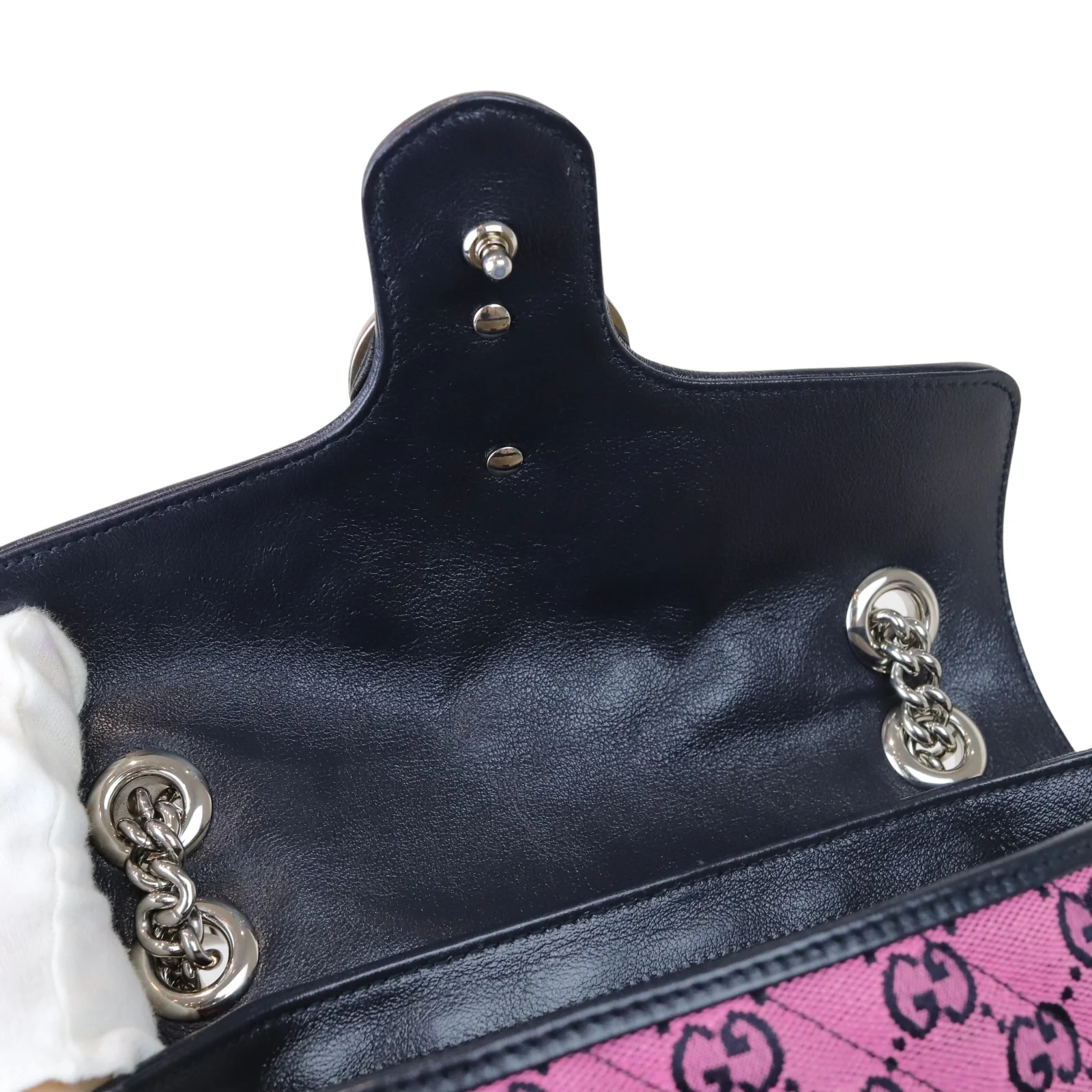 Small Marmont Matelassé Leather Pink SHW - Image 19