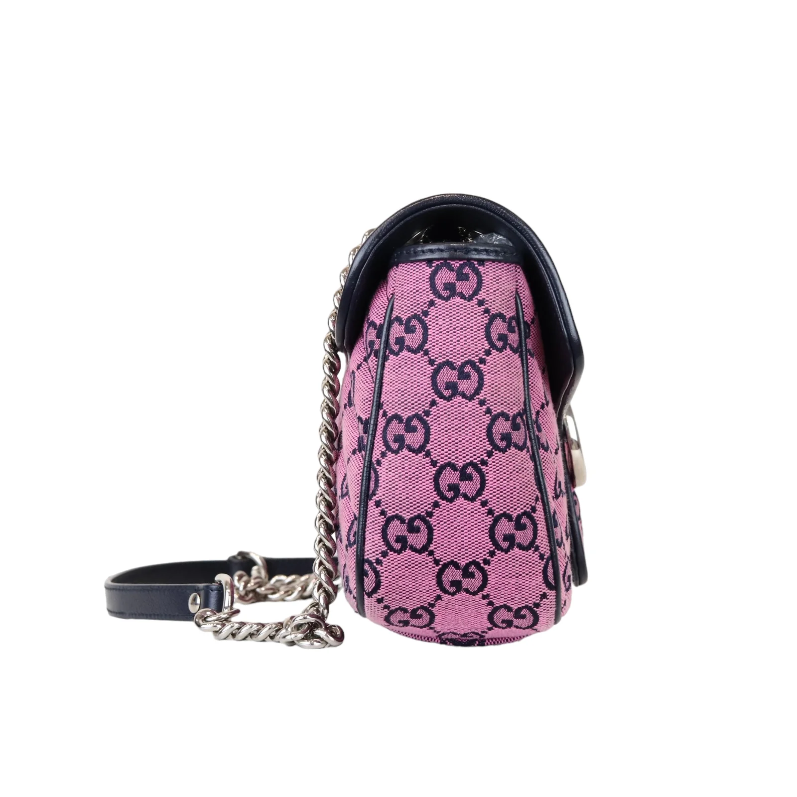 Small Marmont Matelassé Leather Pink SHW - Image 3