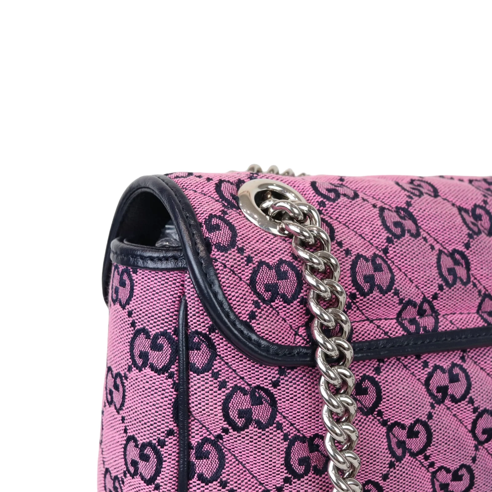 Small Marmont Matelassé Leather Pink SHW - Image 8