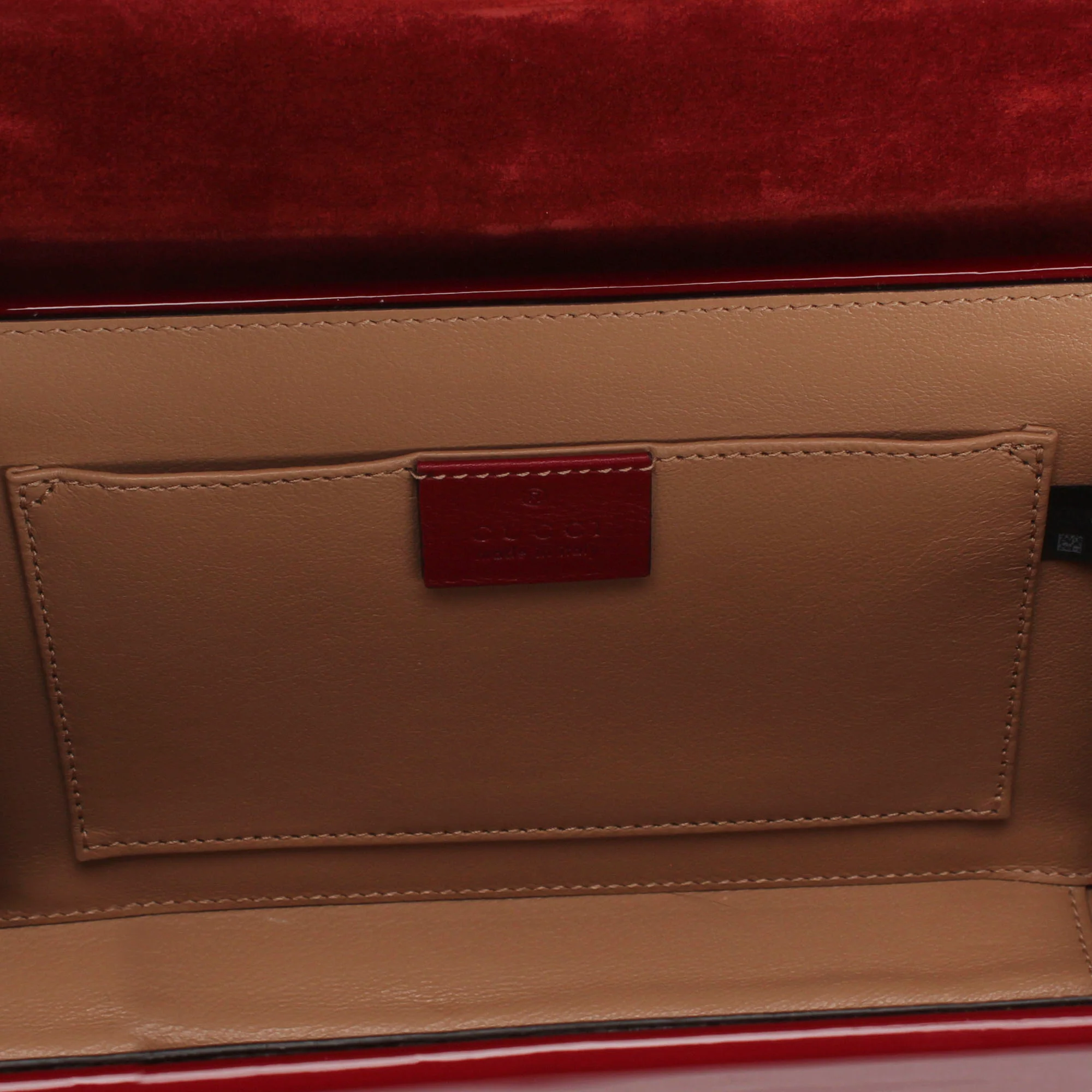 Sylvie 1969 Patent Leather Satchel Red - Image 6