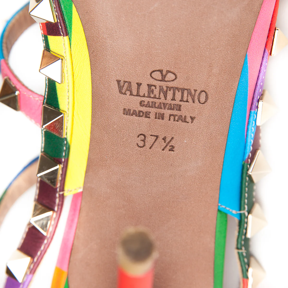 Rockstud Harlequin 100 Heels Multicolour - Image 3
