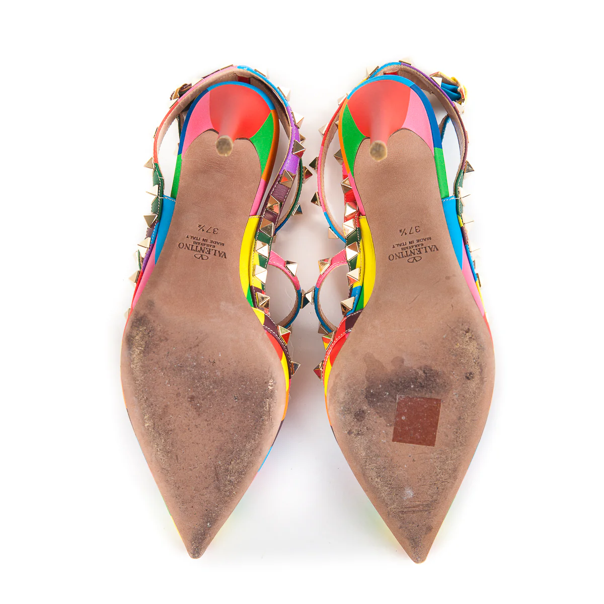 Rockstud Harlequin 100 Heels Multicolour - Image 5